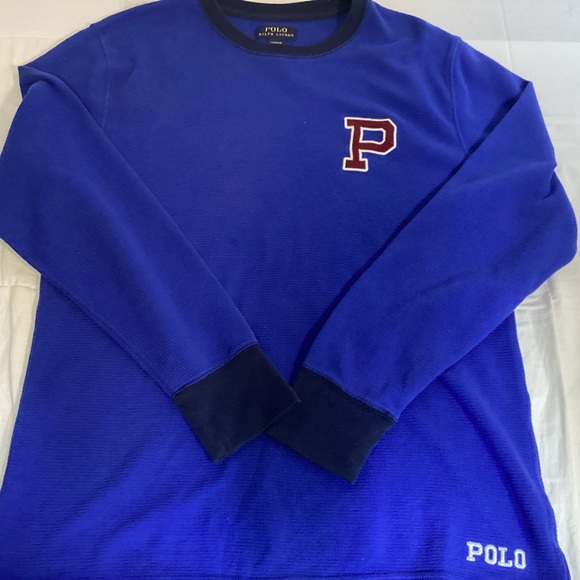 Polo Ralph Lauren Purple Waffle Knit Top Size Large - Picture 11 of 11